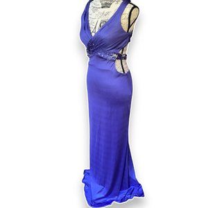 CLOSEOUT La Femme* Luscious Purple evening Gown* Size 2